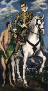 El Greco St Martin and the Beggar USA oil painting artist